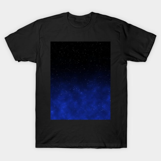 Navy Galaxy T-Shirt by cherubi19